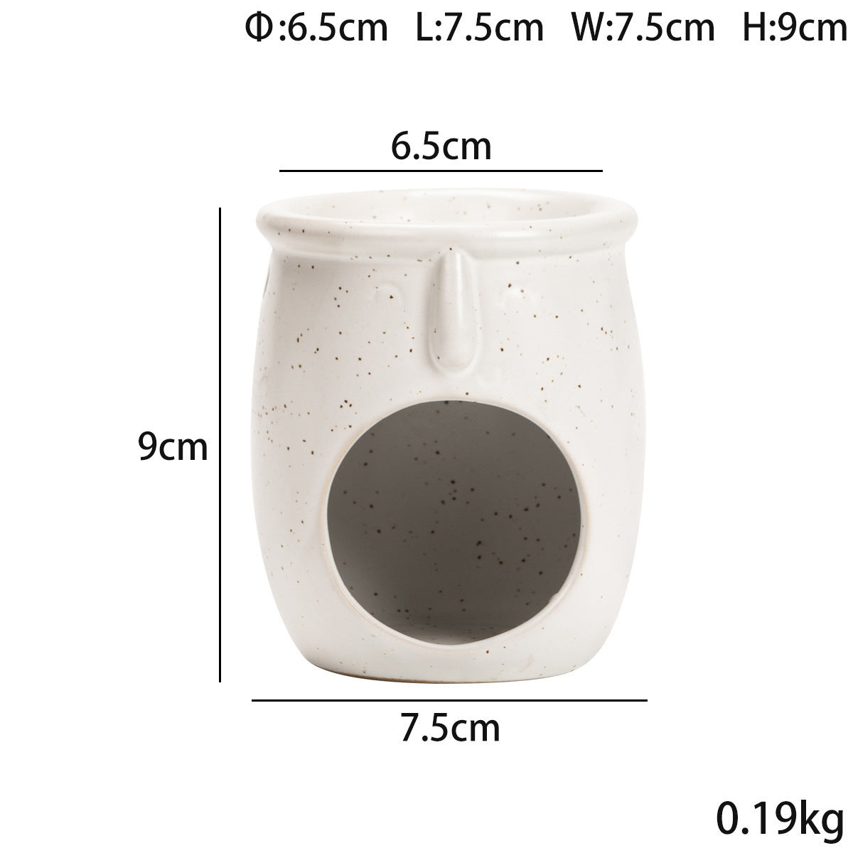Abstract Style Aromatherapy Candle Heating Type Ceramic Aromatherapy Stove Home Decoration