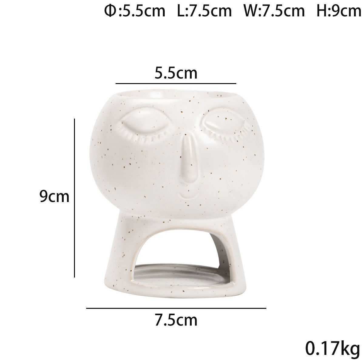 Abstract Style Aromatherapy Candle Heating Type Ceramic Aromatherapy Stove Home Decoration