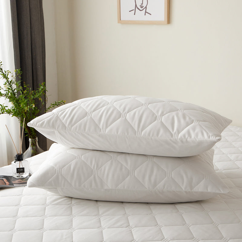Pillow Protective Cover Pure Cotton Quilted Pillow Case Pillow Core