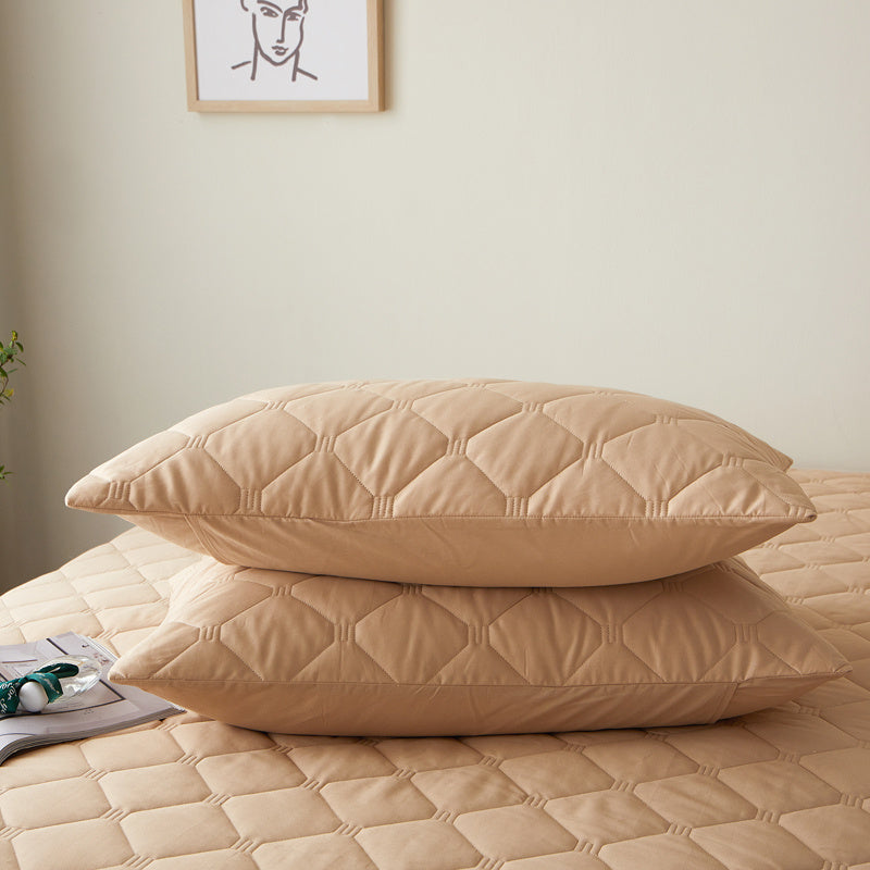 Pillow Protective Cover Pure Cotton Quilted Pillow Case Pillow Core